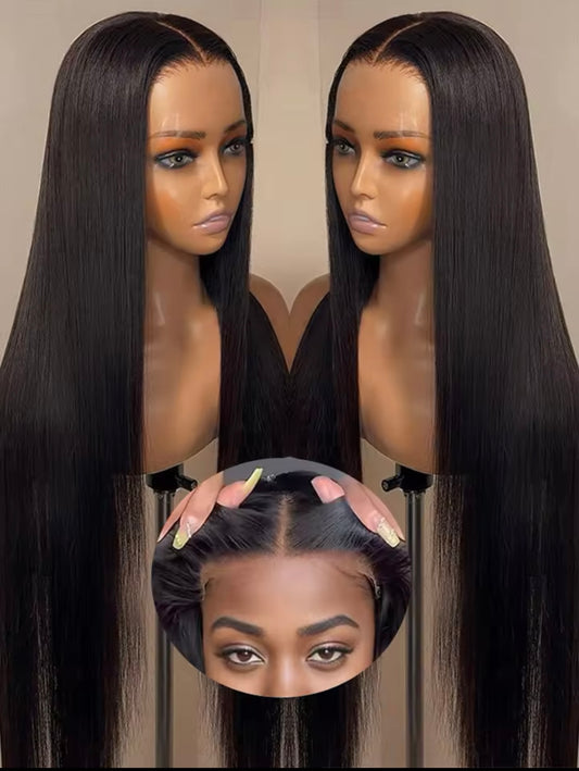 200 Density  Full Lace Frontal Wig 13x6 Gifty Bone Straight Human Hair Lace